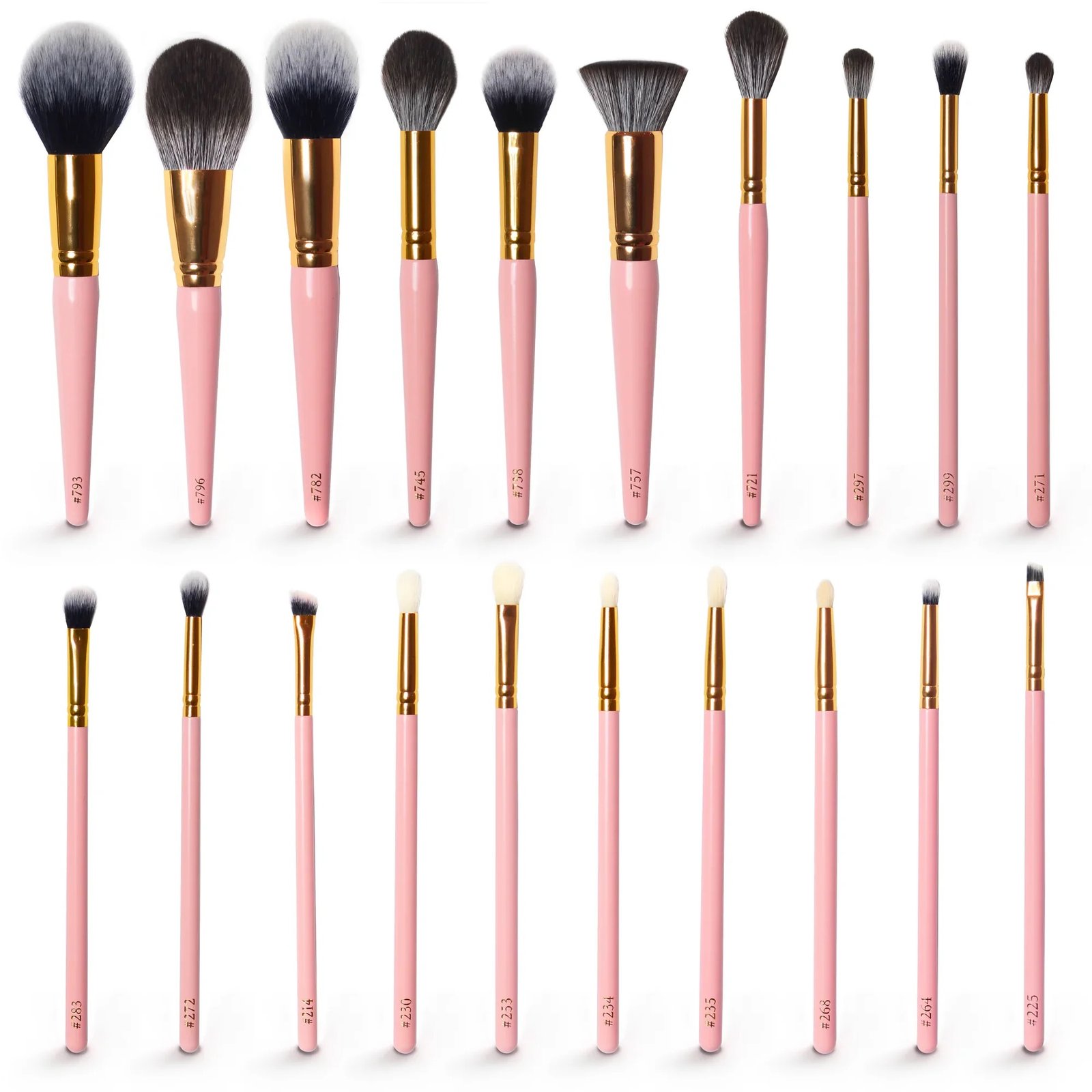 P.Louise Cosmetics 20 Piece Makeup Brush Bundle