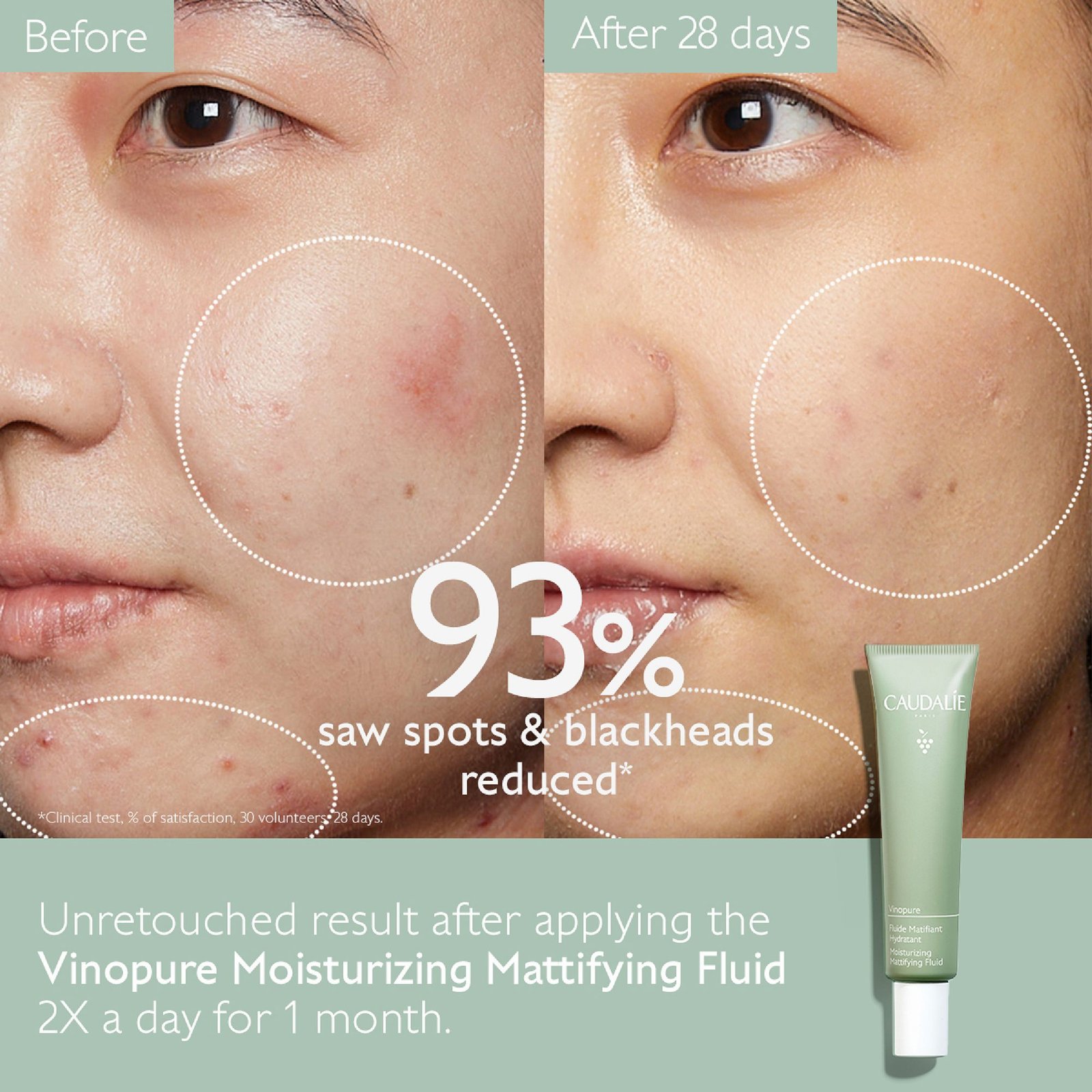 Caudalie Vinopure Moisturizing Mattifying Fluid