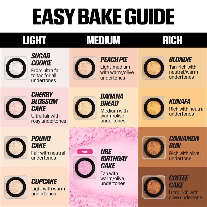 Huda Beauty Easy Bake Loose Powder Ube Birthday Cake - Image 4