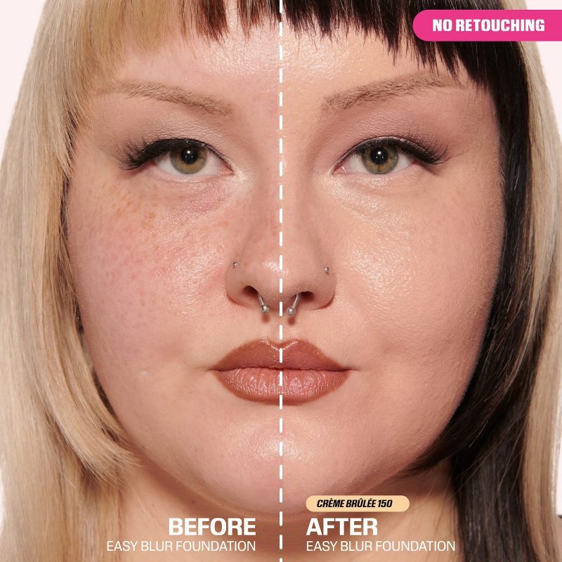 Huda Beauty Easy Blur Natural Airbrush Foundation-150 WARM Crème Brulée - Image 2