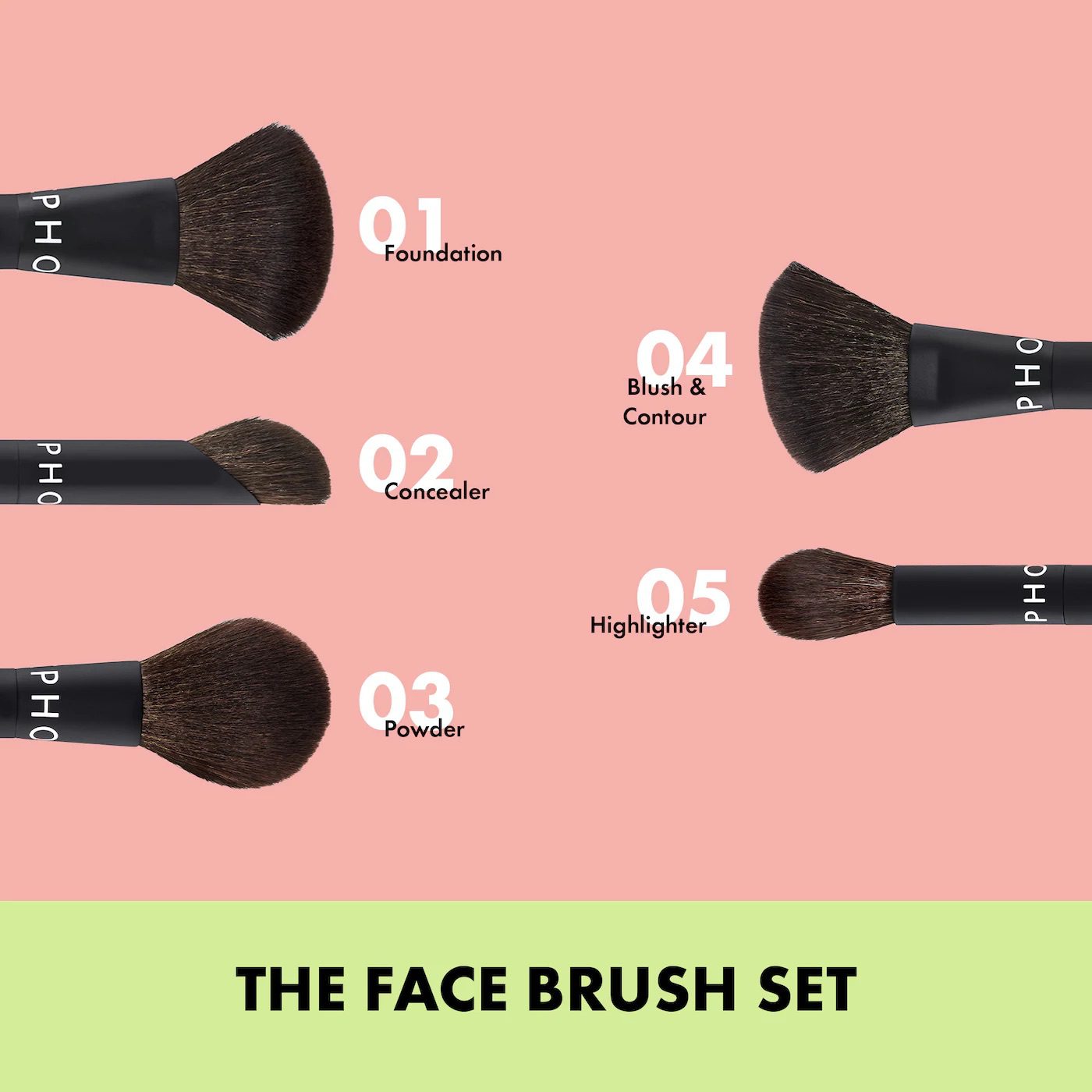Sephora Collection-The Face Brush Set - Image 2