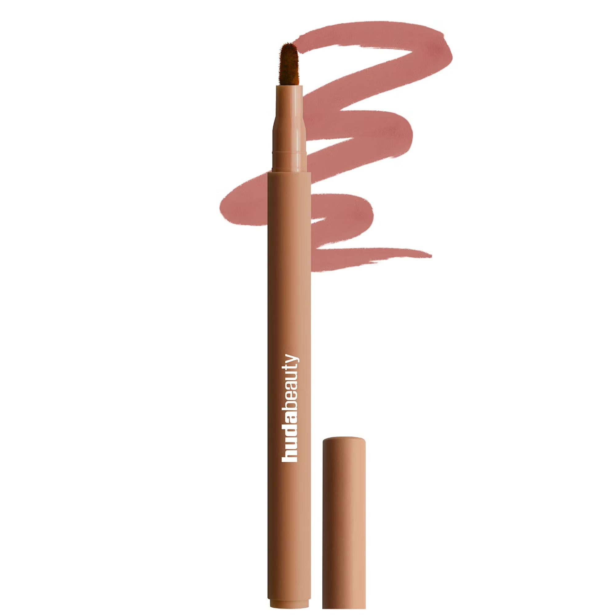 Huda Beauty Lip Contour Lip Stain for 12-Hour Wear-Soft Nude