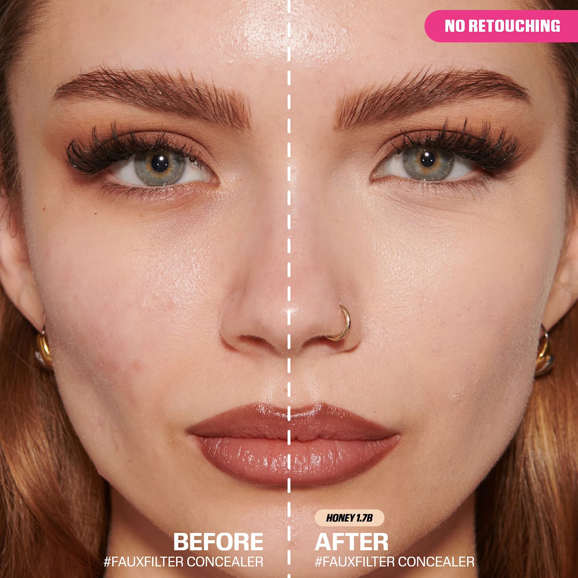 Huda Beauty #FauxFilter Luminous Matte Concealer-Honey 1.7 - Image 2