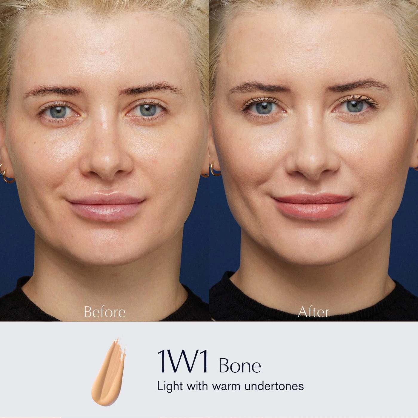 Estée Lauder Double Wear Stay-in-Place Foundation-1W1 Bone - Image 2