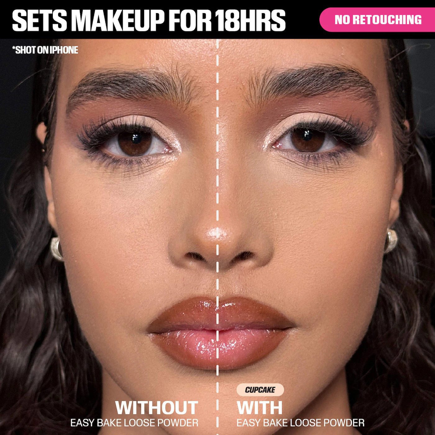 Huda Beauty Easy Bake Loose Powder Duo - Pink Pumpkin - Image 2