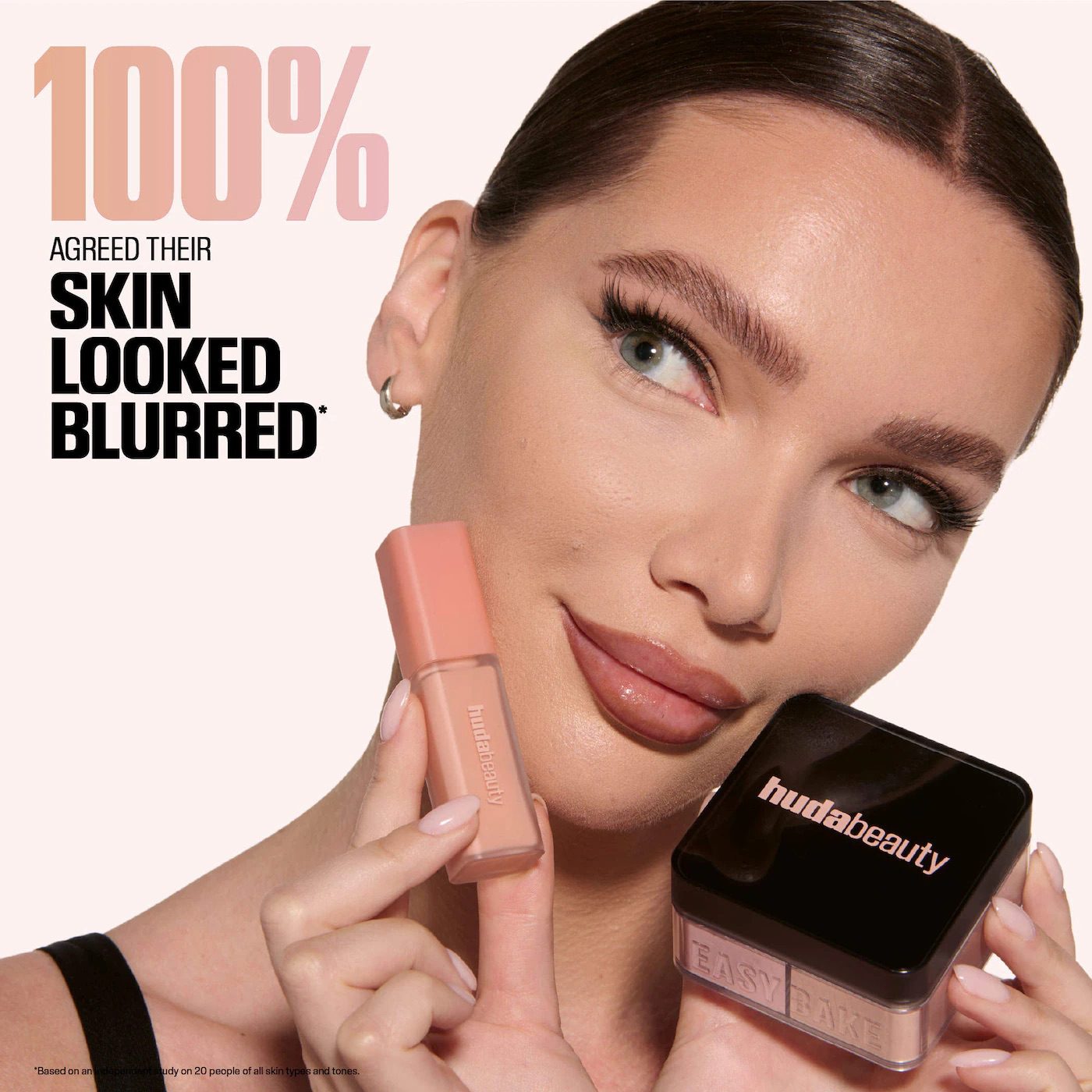 Huda Beauty Easy Bake Loose Powder Duo - Pink Pumpkin - Image 3