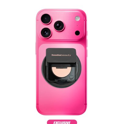 Huda Beauty Easy Bake Pressed Powder Phone Grip-Peach Cupcake